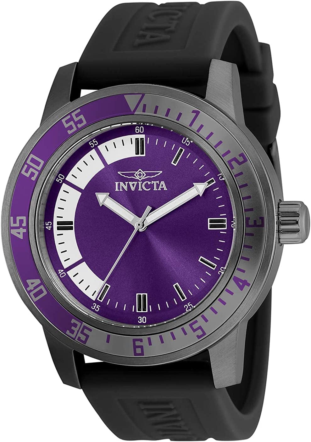 Men'S Specialty 45Mm Silicone Quartz Watch 35780