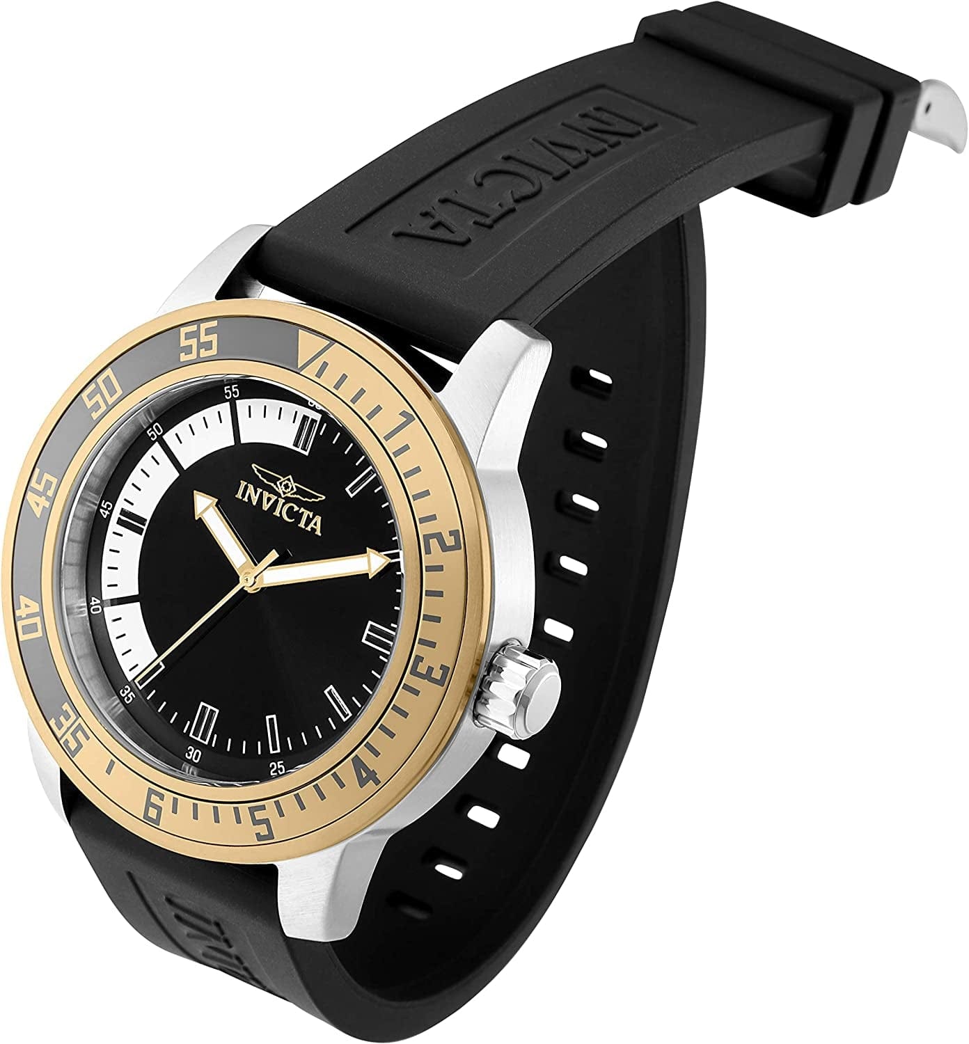 Men'S Specialty 45Mm Silicone Quartz Watch