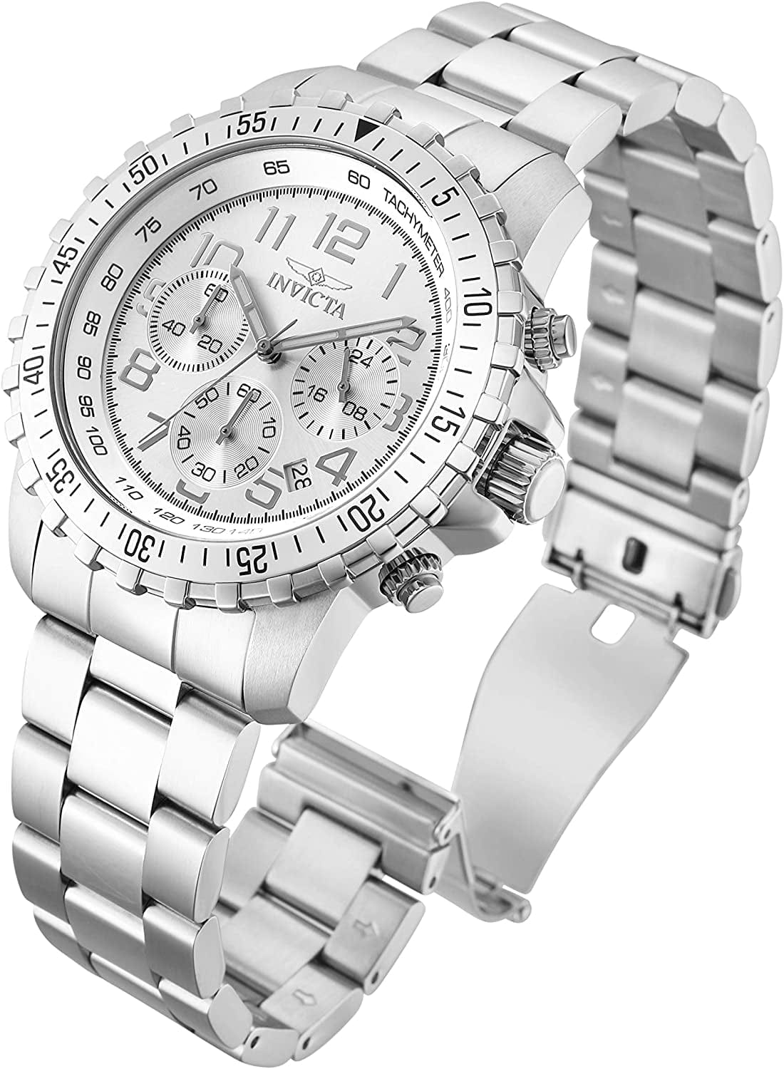 Men'S Specialty Quartz Watch with Stainless Steel Band