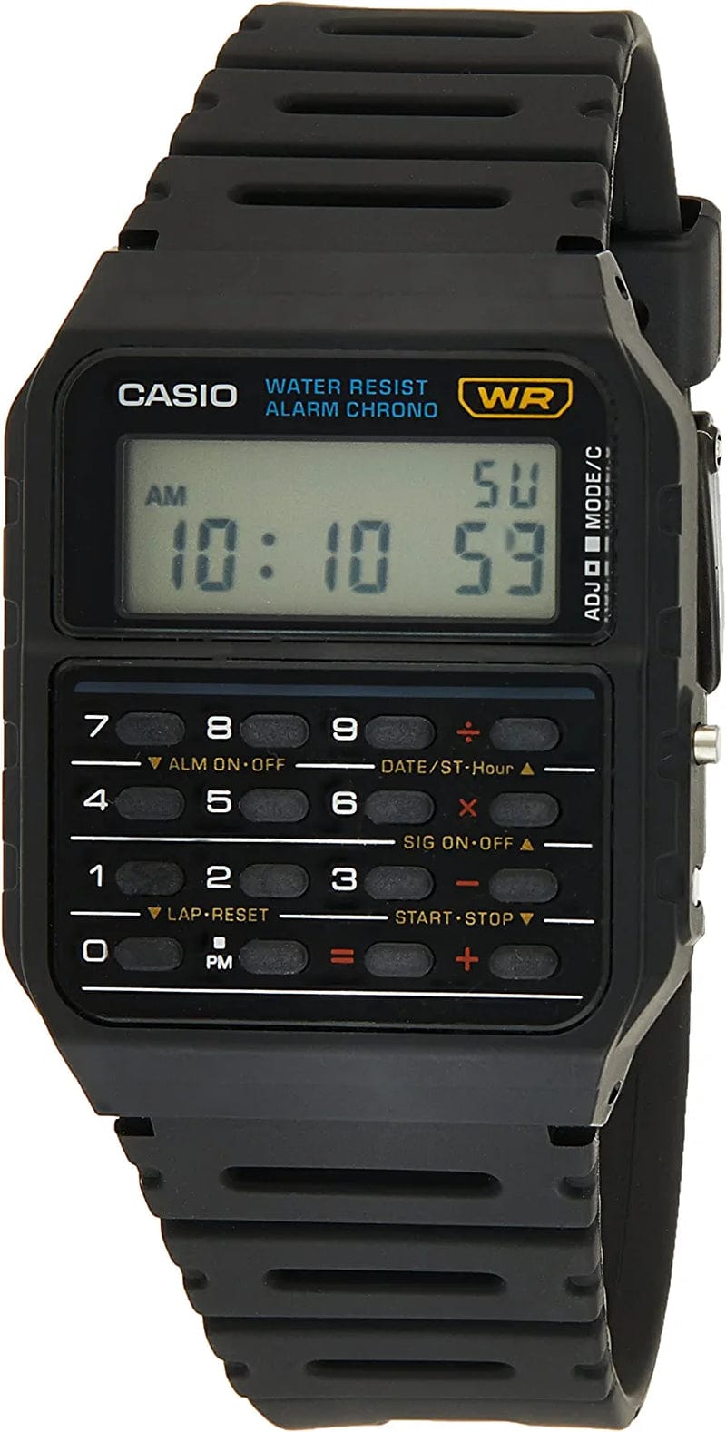 Men'S Vintage CA-53W-1CR Calculator Watch
