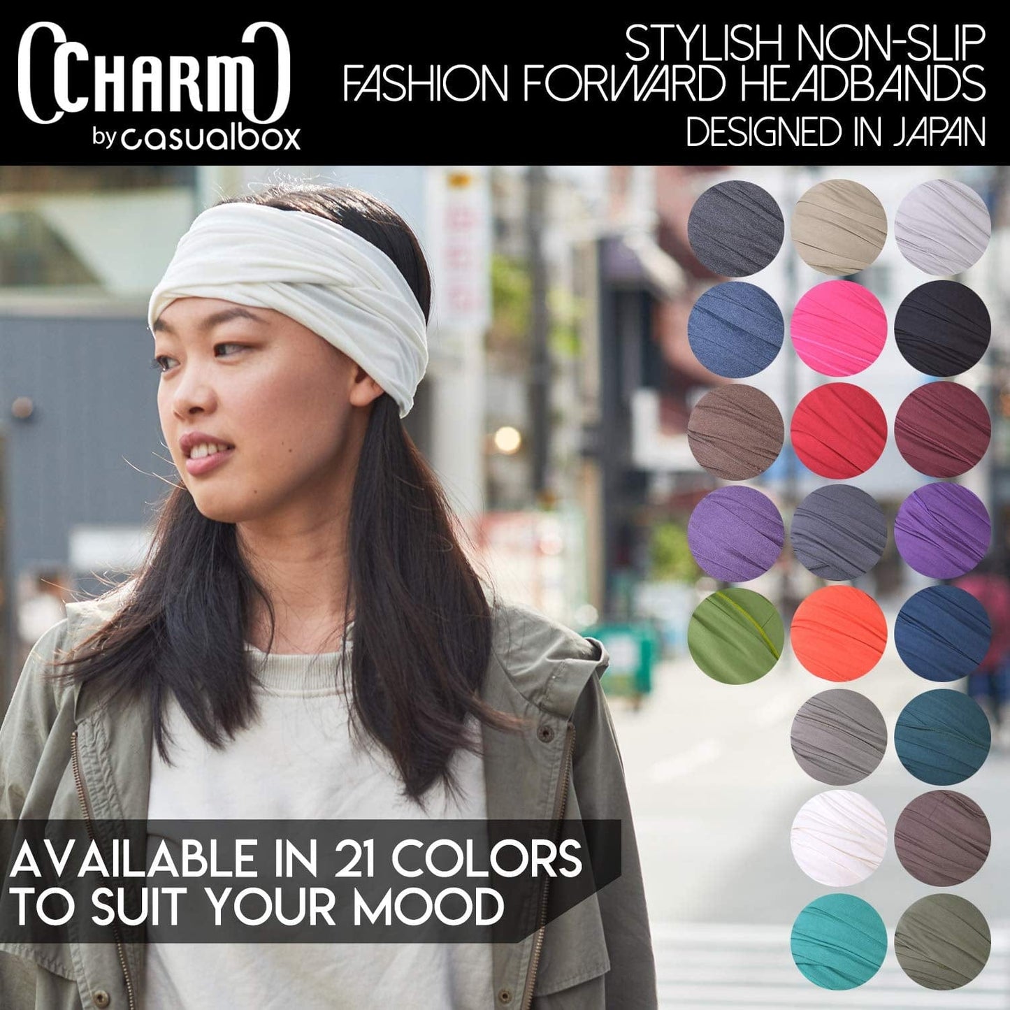 Mens Head Wraps Elastic Bandana - Japanese Headband Workout Women Hair Black Apparel & Accessories > Clothing Accessories > Bandanas & Headties CHARM