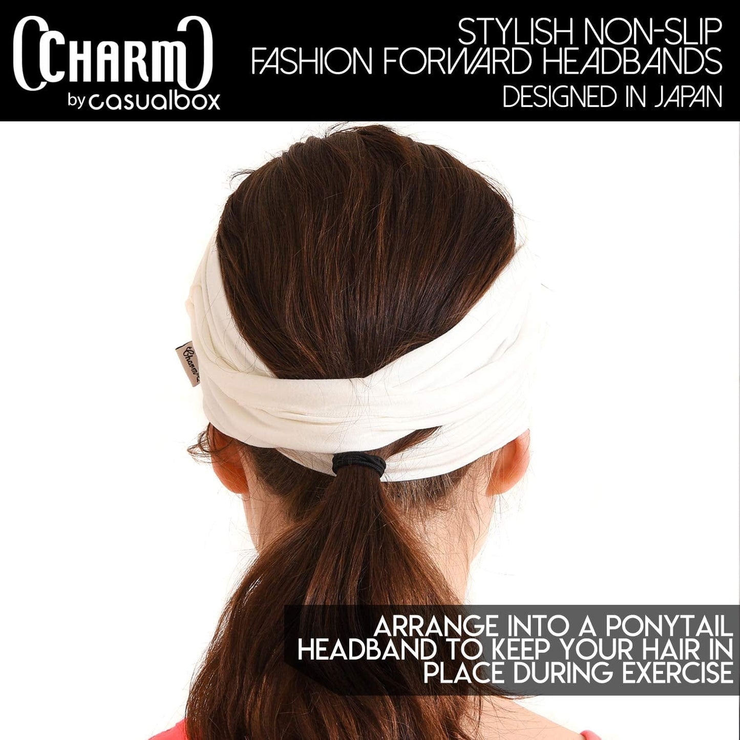 Mens Head Wraps Elastic Bandana - Japanese Headband Workout Women Hair Black Apparel & Accessories > Clothing Accessories > Bandanas & Headties CHARM