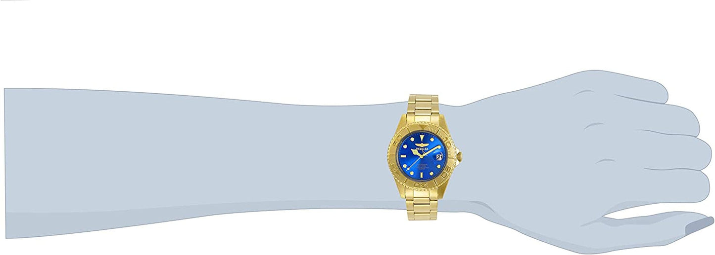 Mens Pro Diver Quartz Watch, Gold, 29940