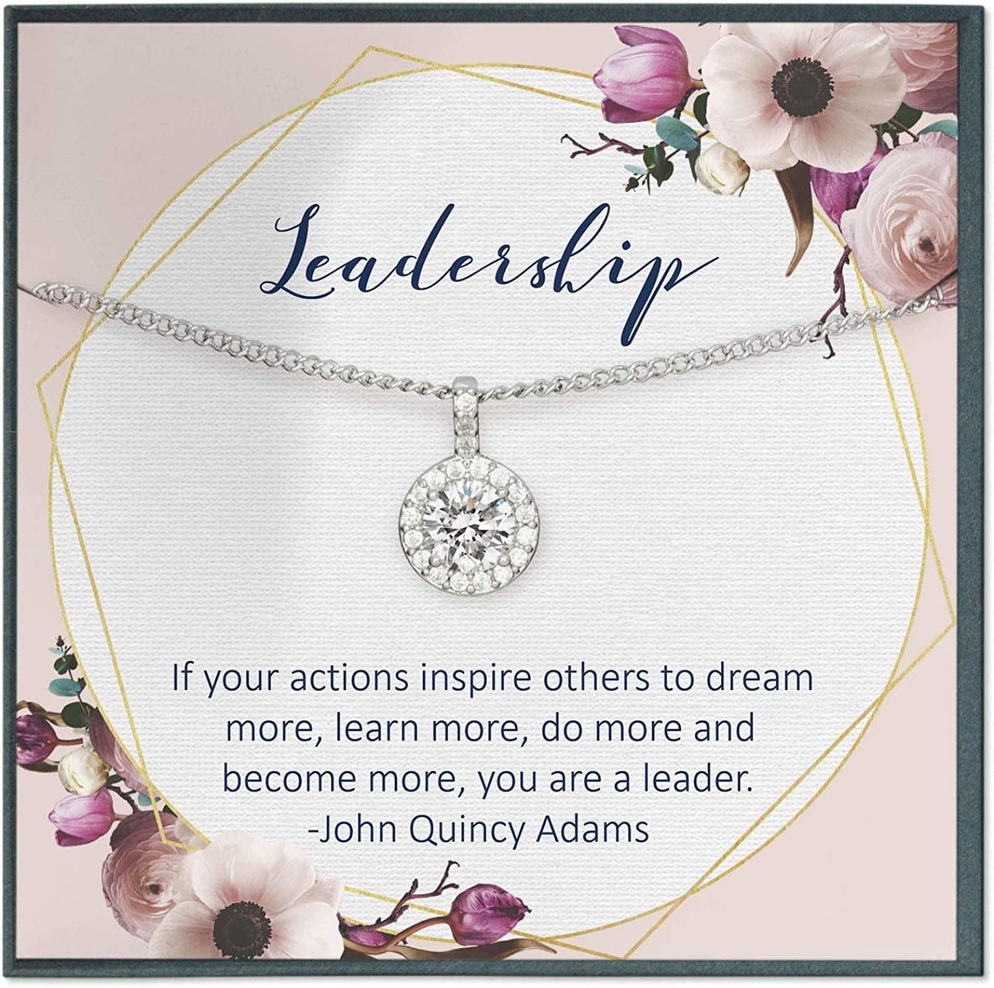 Mentor Gifts for Boss Gifts for Coworker Gifts for Retirement Gifts for Boss Leaving Gift for Coworker Going Away Gift Leader (CZ Diamond)