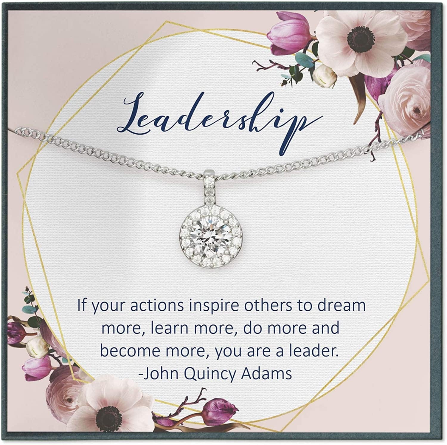 Mentor Gifts for Boss Gifts for Coworker Gifts for Retirement Gifts for Boss Leaving Gift for Coworker Going Away Gift Leader (CZ Diamond)