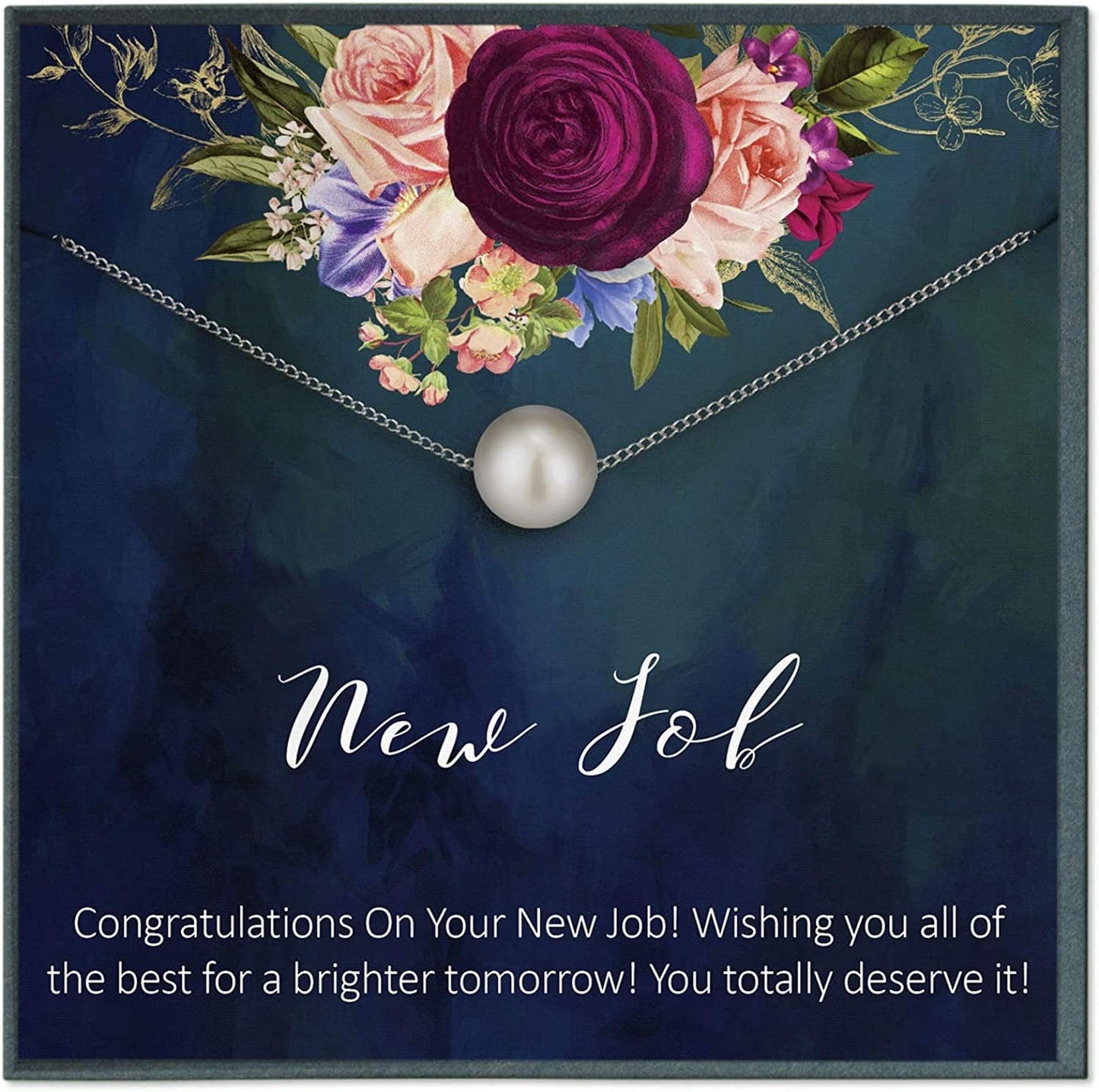 Mentor Gifts for Boss Gifts for Coworker Gifts for Retirement Gifts for Boss Leaving Gift for Coworker Going Away Gift New Job (Swarovski Pearl)