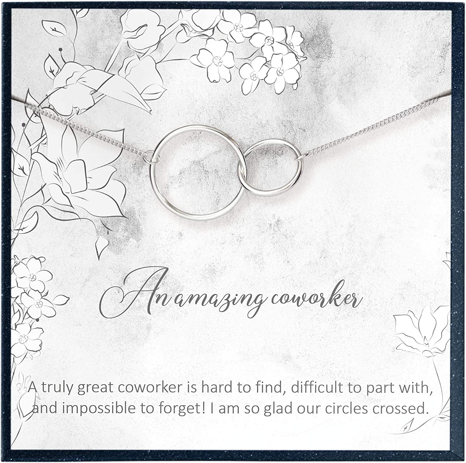 Mentor Gifts for Boss Gifts for Coworker Gifts for Retirement Gifts for Boss Leaving Gift for Coworker Going Away Gift Coworker (Silver Circles)