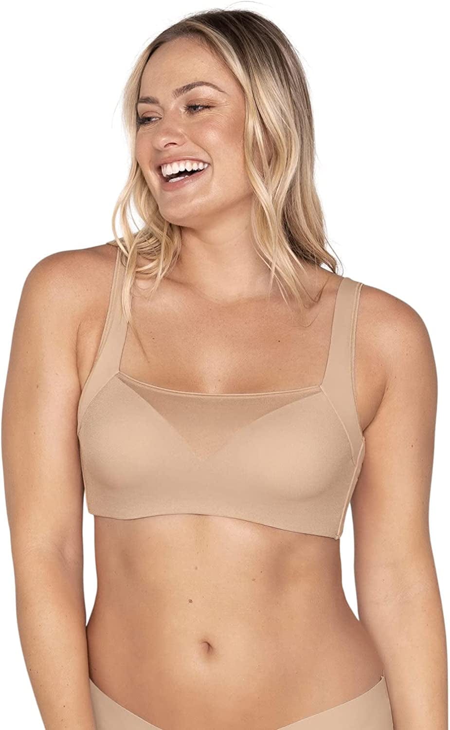 Mesh Front Contouring Bras for Women Beige / 38B