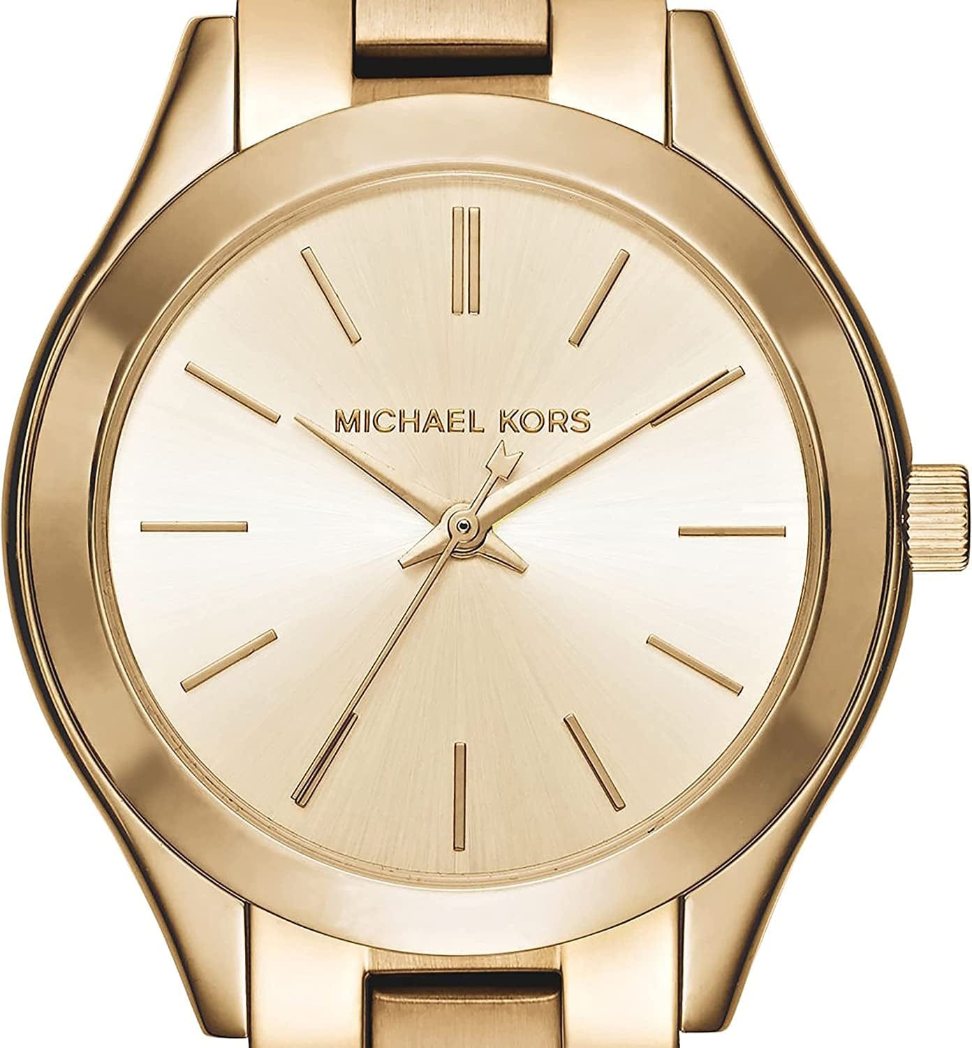 Michael Kors Mini Slim Runway Stainless Steel Watch
