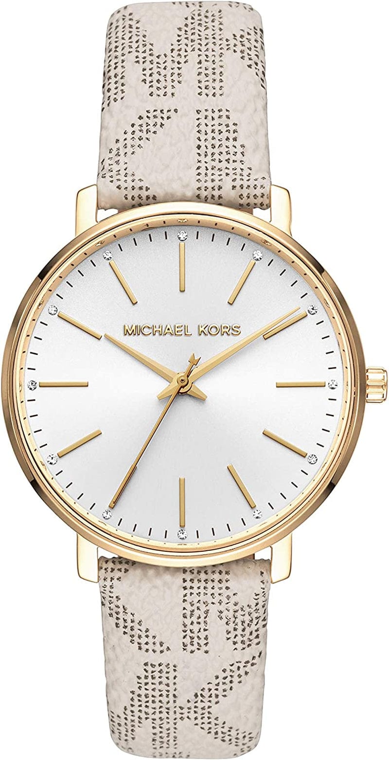 Michael Kors Pyper Three-Hand Stainless Steel Watch VANILLA