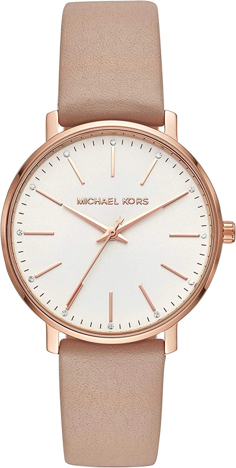 Michael Kors Pyper Three-Hand Stainless Steel Watch Nude/38mm