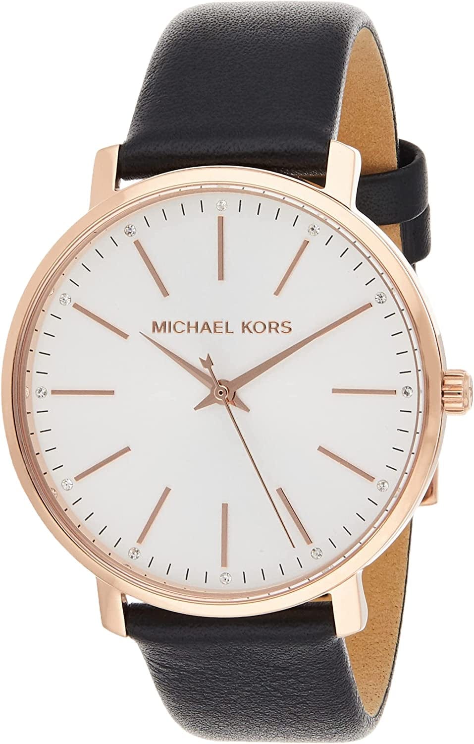 Michael Kors Pyper Three-Hand Stainless Steel Watch 2t White/Black