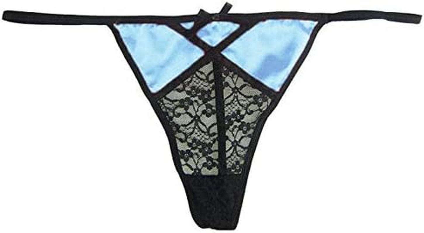 MIERSIDE Sexy Lace G-String Thong Panty Underwear Pack of 4