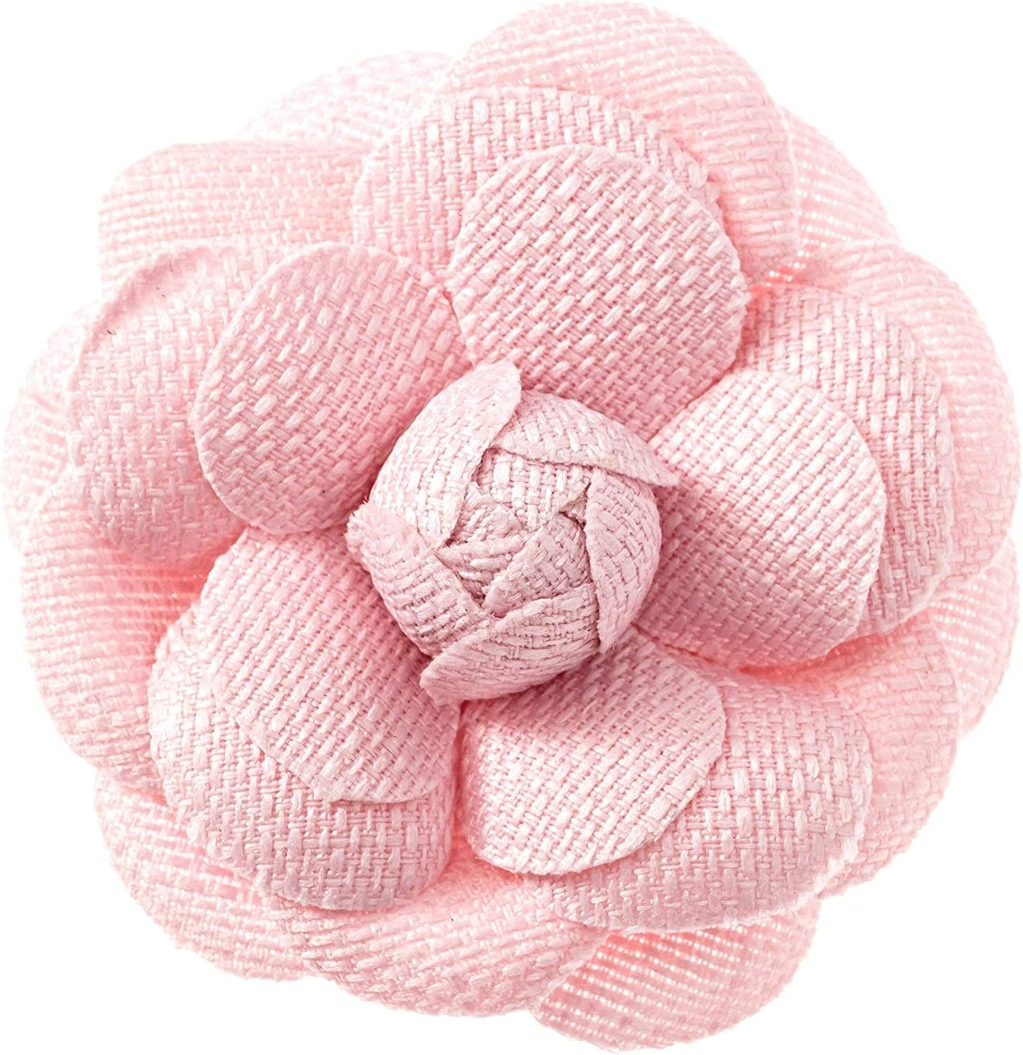 MISASHA Women'S Camellia Flower Pin Brooch with Organza Gift Bag Rose