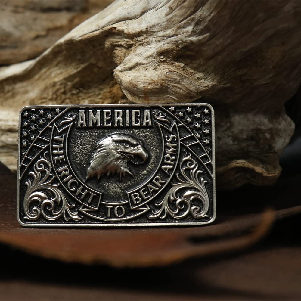 Montana Silversmiths 2Nd Amendment Series Attitude Western Belt Buckle Apparel & Accessories > Clothing Accessories > Belt Buckles Montana Silversmiths