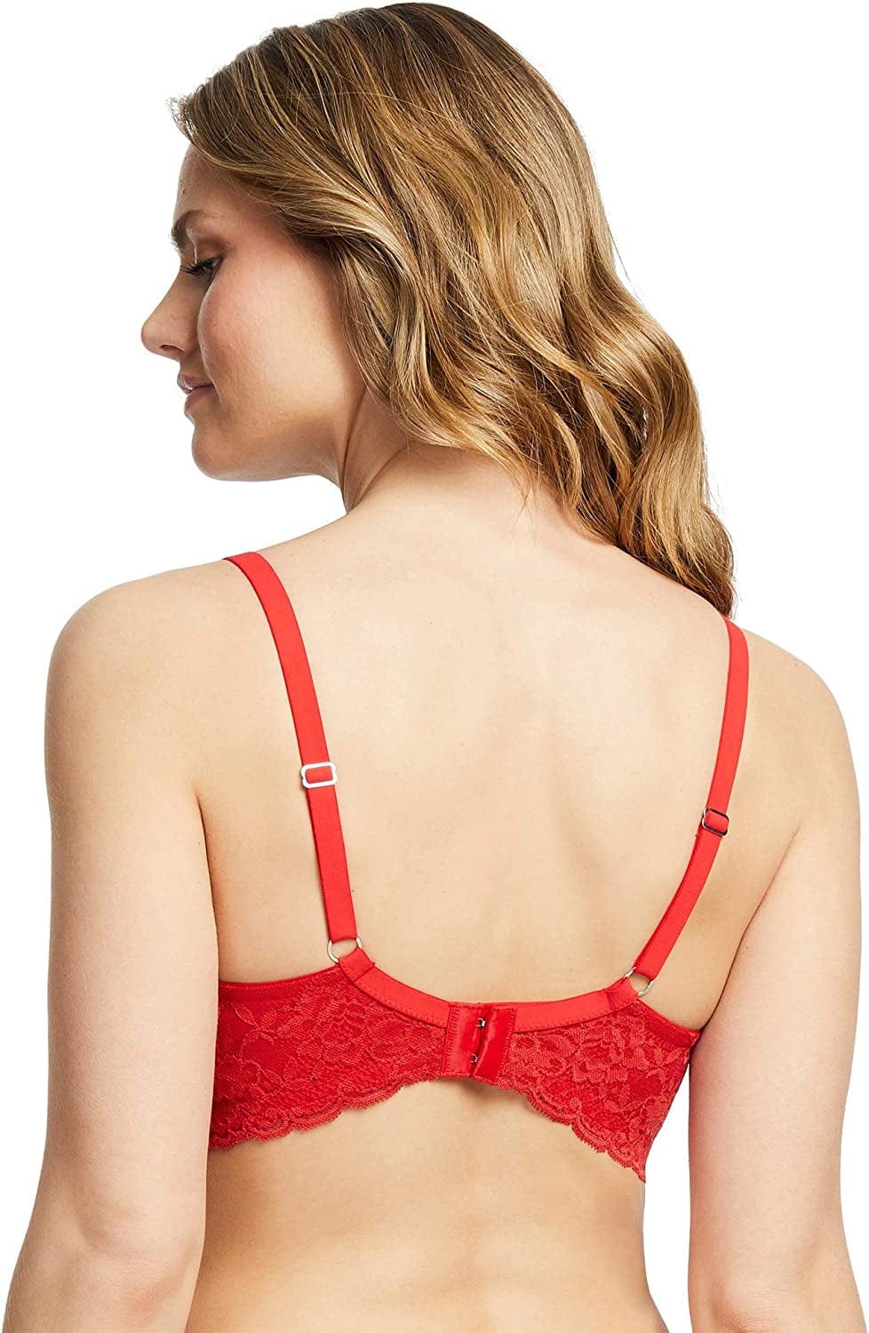 Montelle Women'S Divine Underwire Full Cup Coverage Stretch Floral Lace Bra