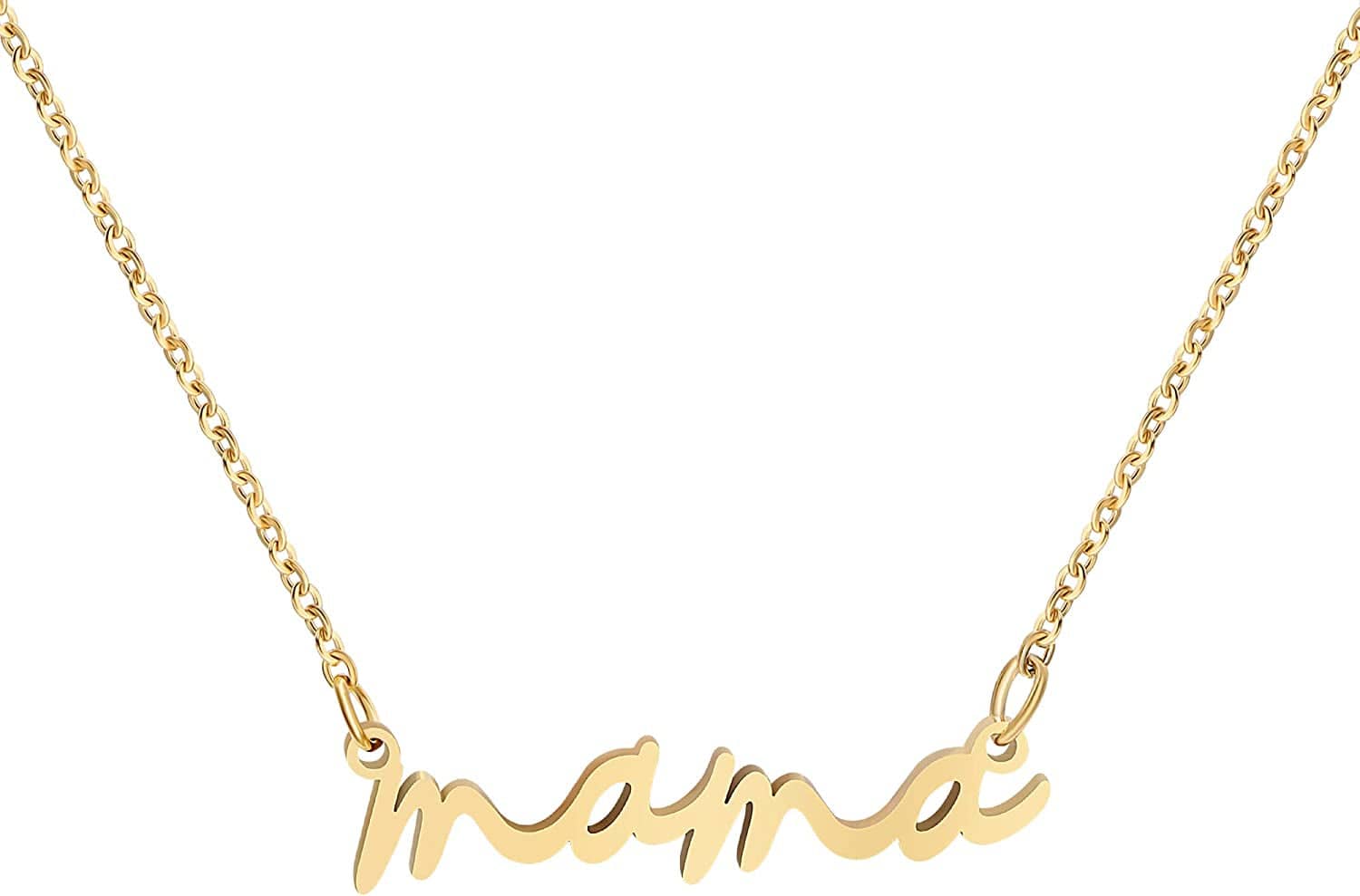 Mother Daughter Matching Necklace Gifts for Mama Necklace for Women Mommy and Me Jewelry for Birthday Christmas Gold / mama