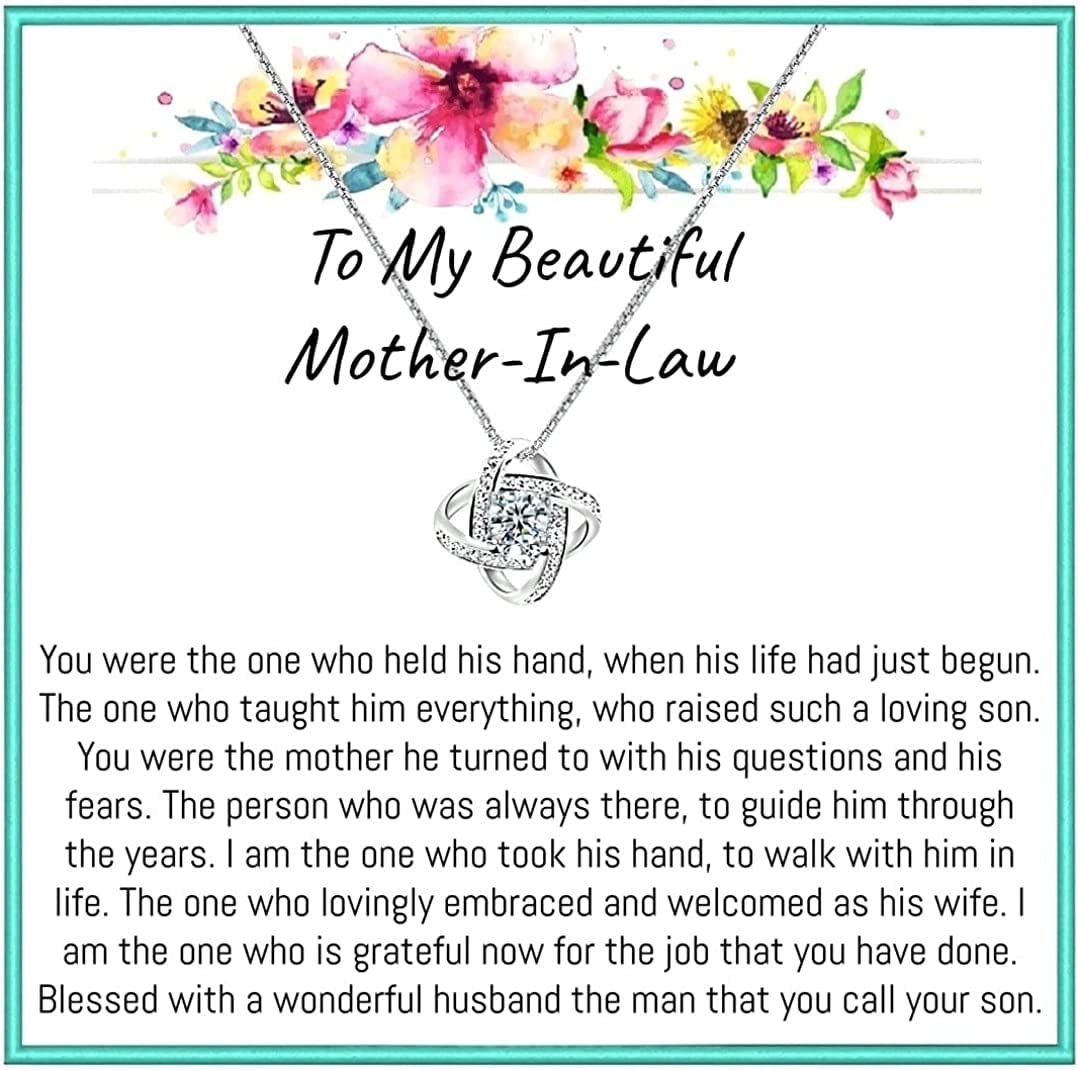 Mother in Law Gifts, Mother of the Groom, Future Mother in Law Mother in Law Birthday Gifts, Mother in Law Jewelry, Mother in Law Necklace, Mother in Law Holiday and More CZ