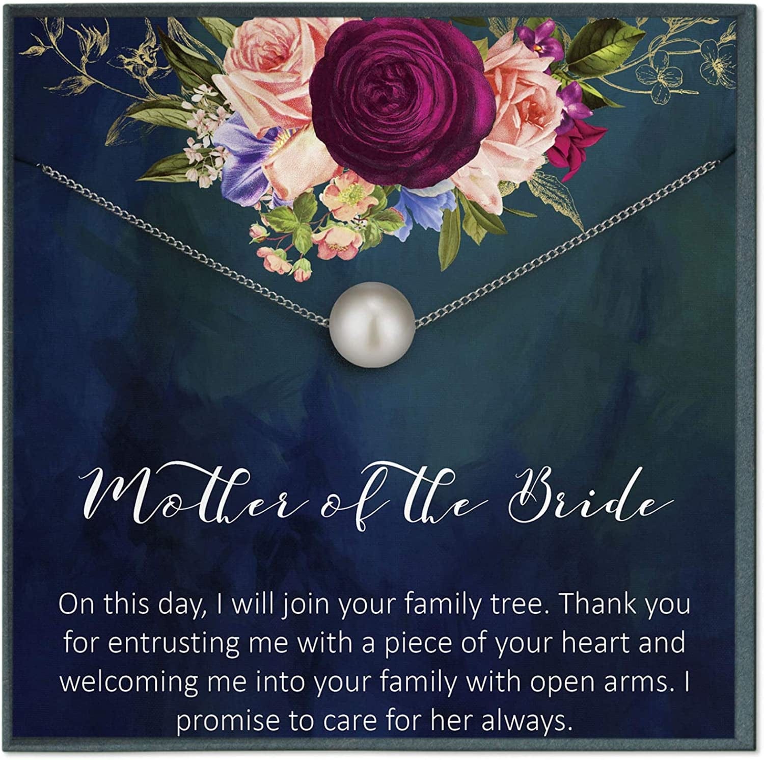 Mother of the Groom Gift for Mother of the Bride Gift for Future Mother in Law Gift for Bonus Sister Necklace Gift Mother of the Bride from Groom