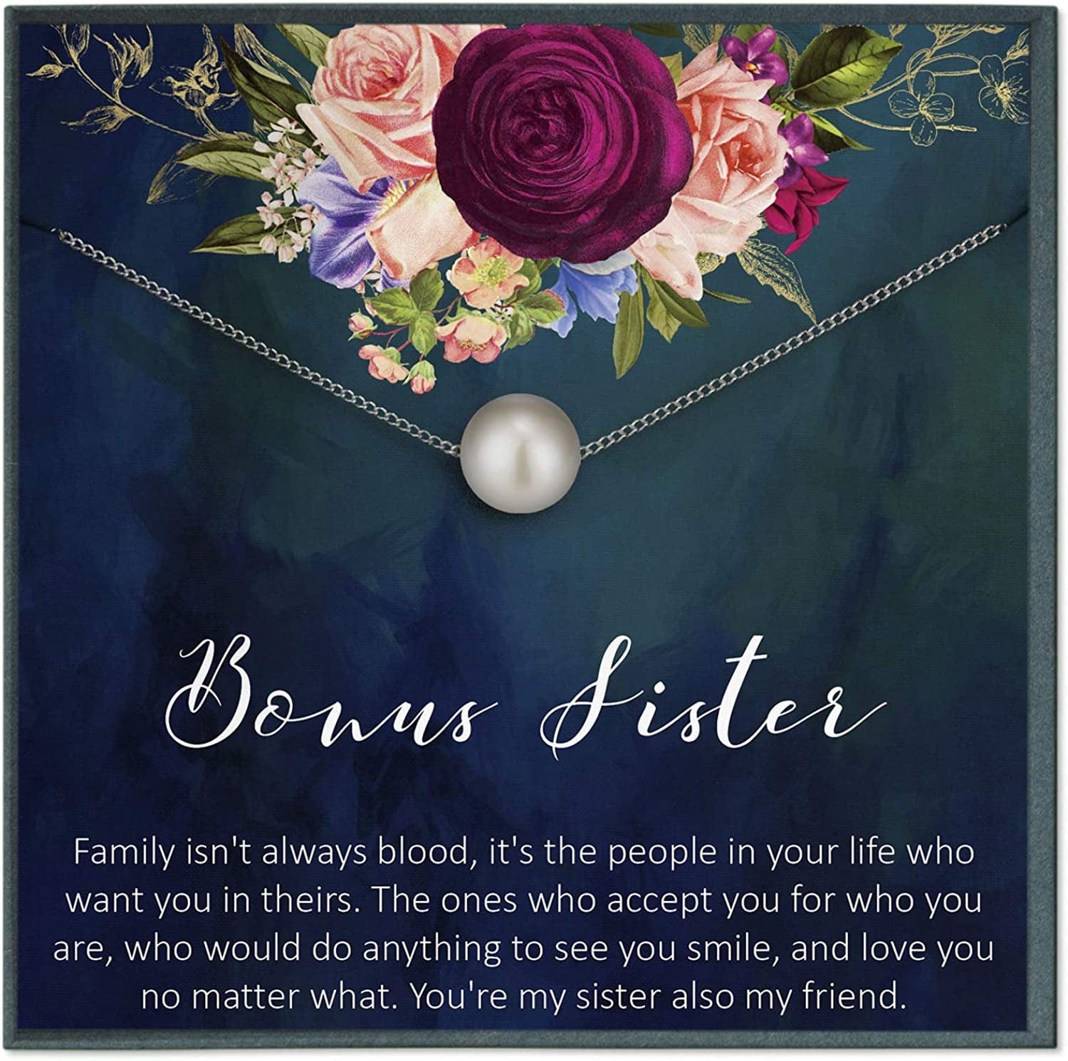 Mother of the Groom Gift for Mother of the Bride Gift for Future Mother in Law Gift for Bonus Sister Necklace Gift Bonus Sister