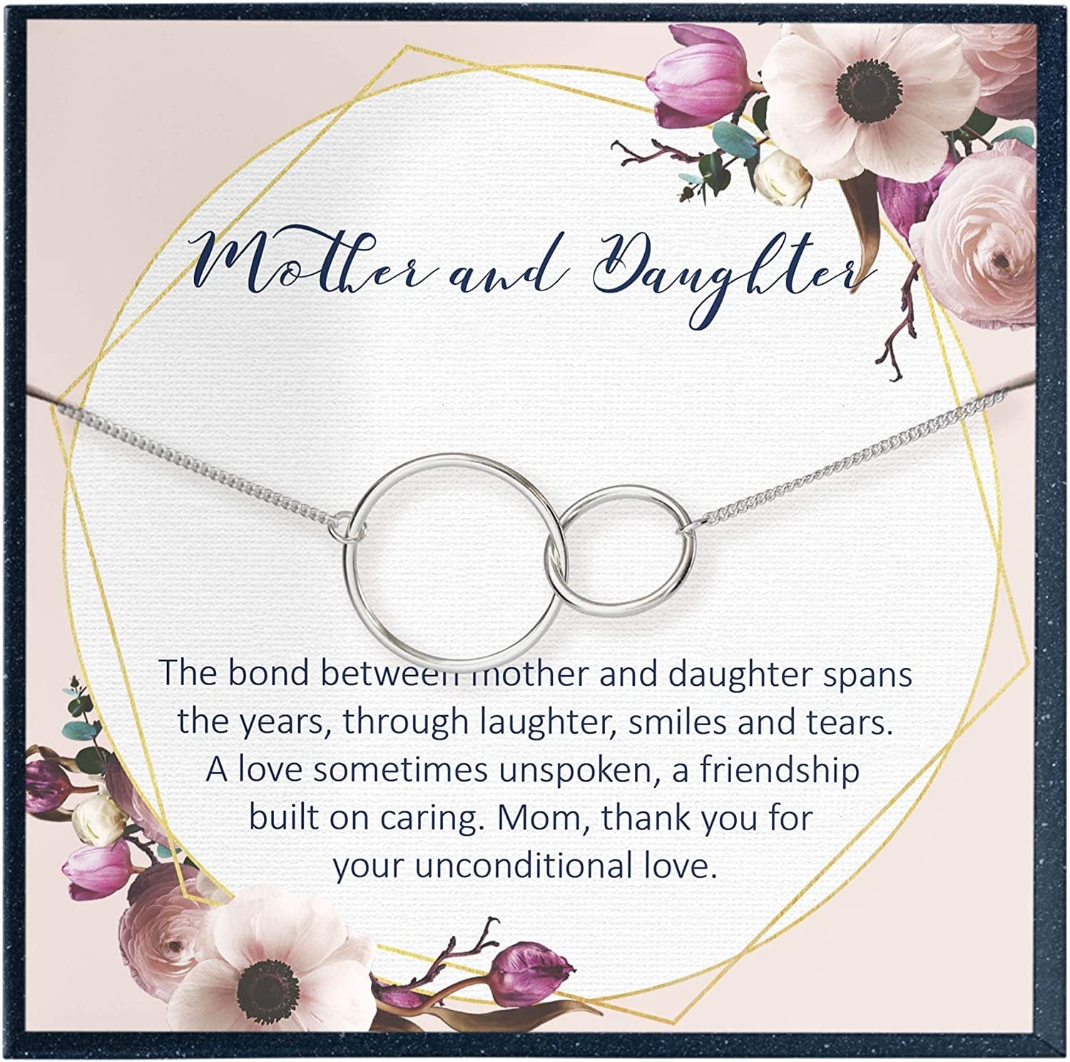 Mother of the Groom Gift for Mother of the Bride Gift for Future Mother in Law Gift for Bonus Sister Necklace Gift Mother Daughter