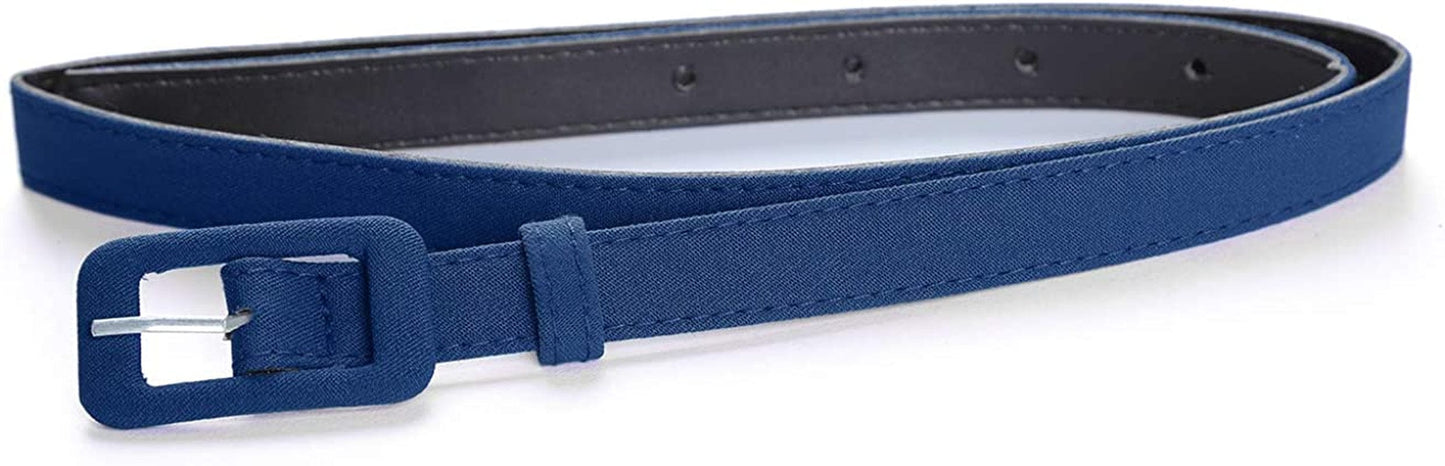 MUXXN Womens Belt- Solid Color Basic Belt for Casual Formal Dress or Jeans Apparel & Accessories > Clothing Accessories > Belts MUXXN Navy Blue X-Large