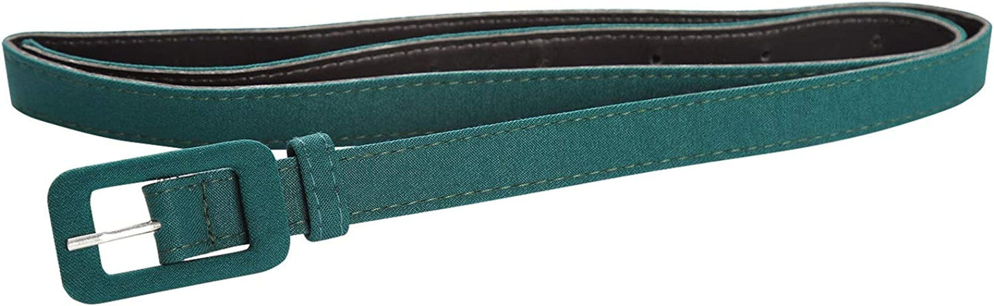 MUXXN Womens Belt- Solid Color Basic Belt for Casual Formal Dress or Jeans Apparel & Accessories > Clothing Accessories > Belts MUXXN Dark Green X-Large