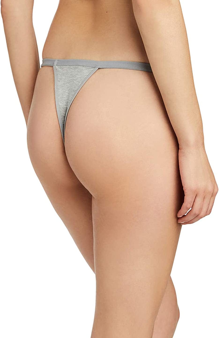 Nabtos Sexy Women'S Underwear Cotton Panties G String T-Back Thongs Lingerie (Pack of 6)