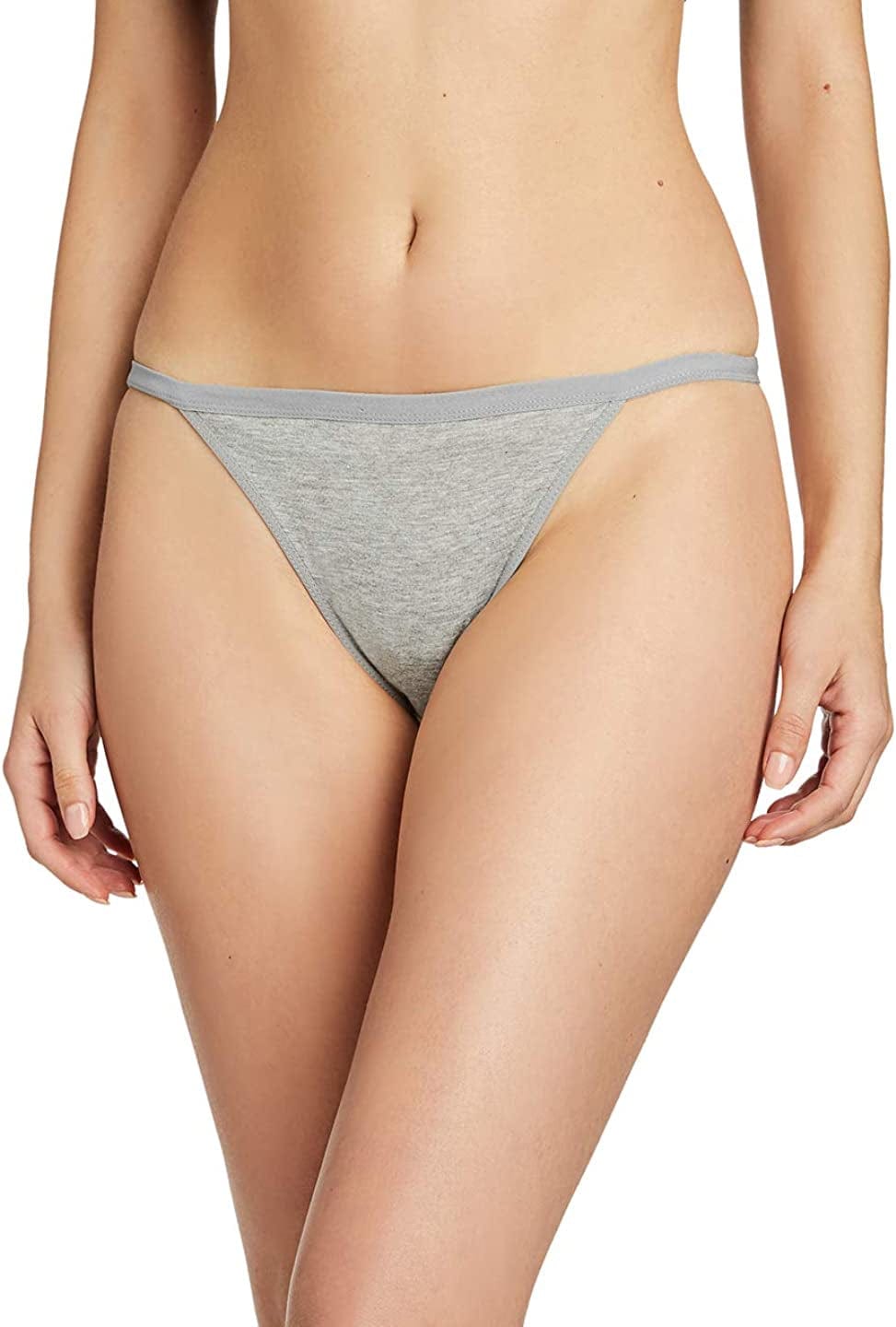 Nabtos Sexy Women'S Underwear Cotton Panties G String T-Back Thongs Lingerie (Pack of 6)