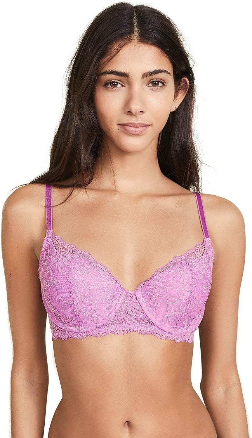 Natori Drama Women'S Full Fit Contour Underwire Bra Radiant Orchid/Sherbert / 38DD