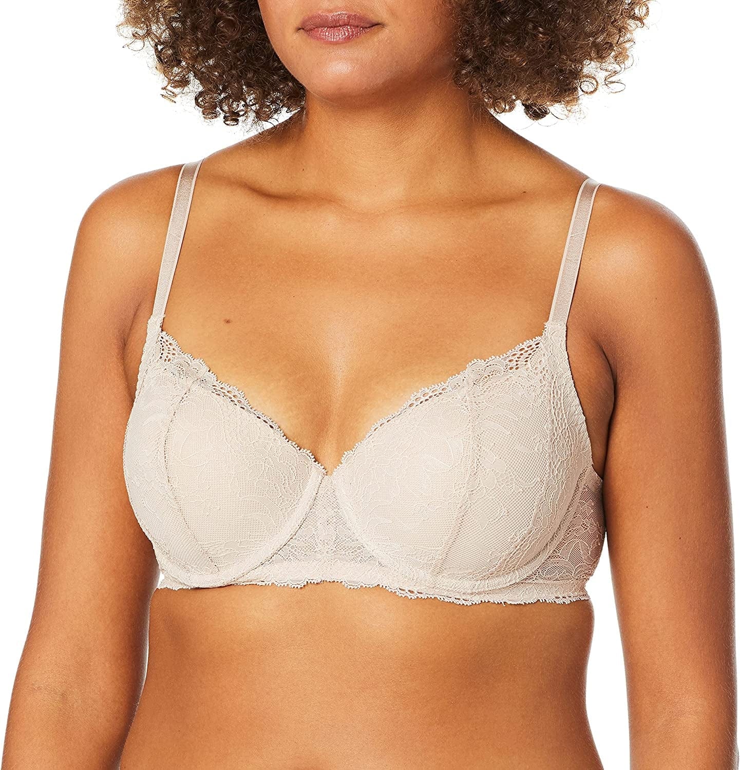 Natori Drama Women'S Full Fit Contour Underwire Bra Light Mocha/Cashmere / 32B
