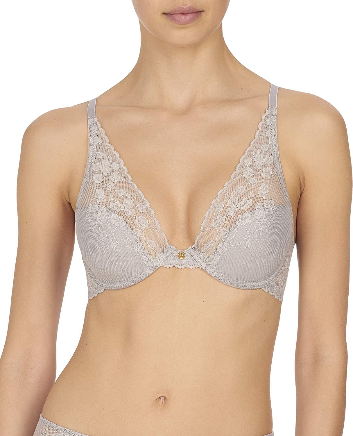 Natori Women'S Cherry Blossom Convertible Contour Bra Ash / 34DDD