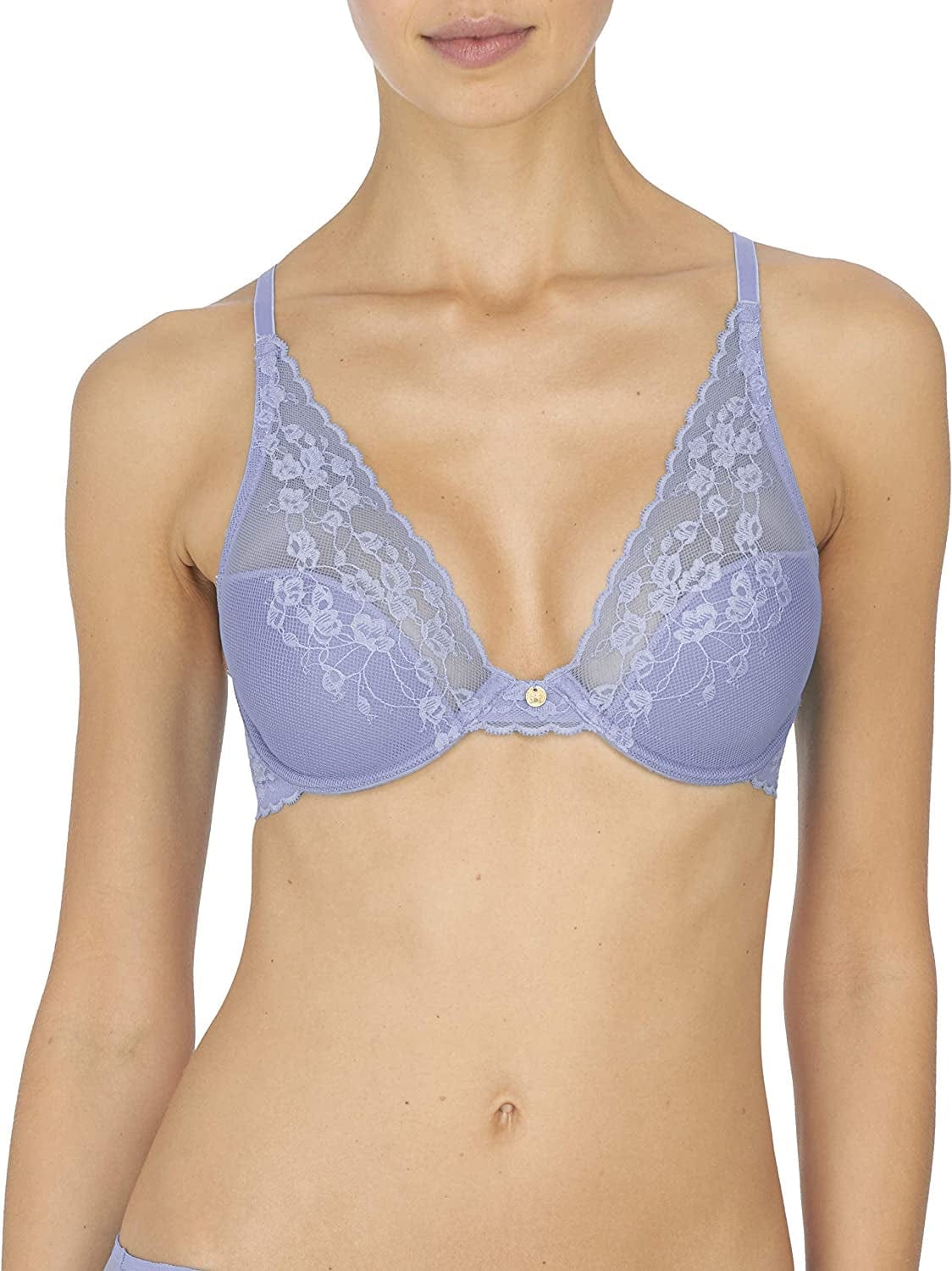 Natori Women'S Cherry Blossom Convertible Contour Bra Boat Blue / 36B