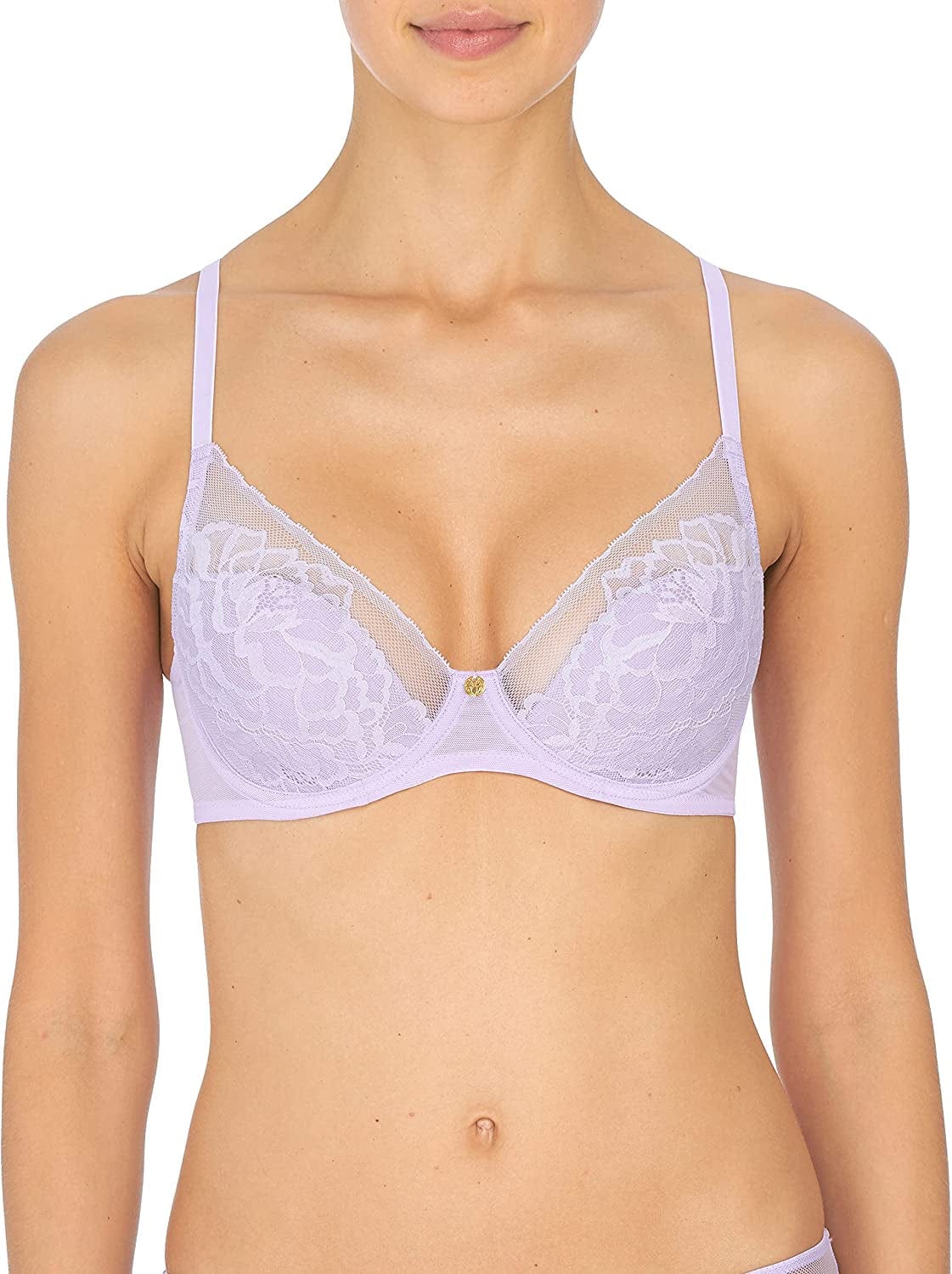 Natori Women'S Flora Contour Underwire Bra Frosted Purple / (36) 36DD