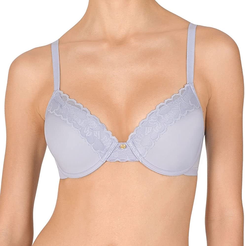 Natori Women'S Hidden Glamour Full-Fit Contour Underwire Bra Ice Blue / 34B