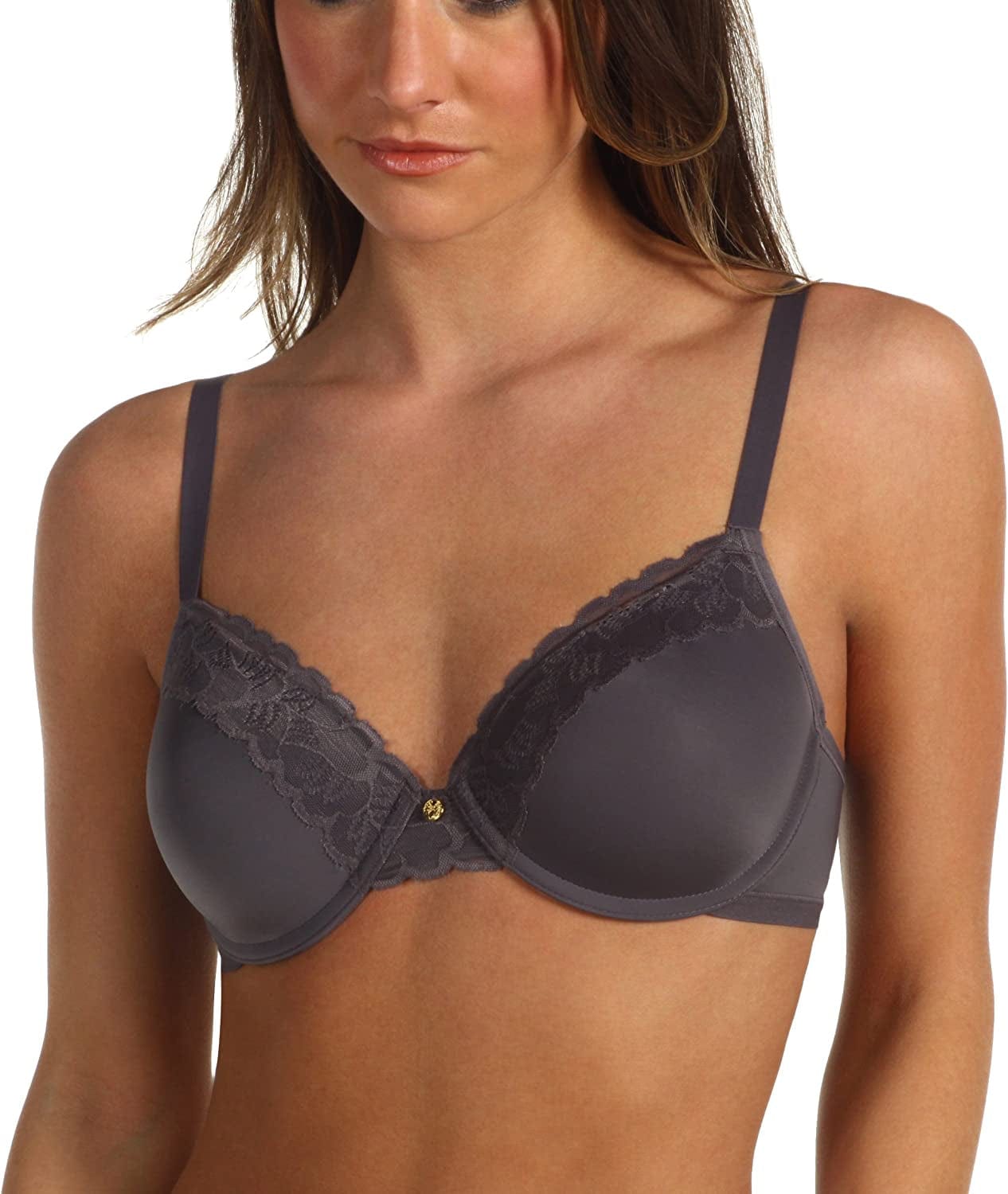Natori Women'S Hidden Glamour Full-Fit Contour Underwire Bra Gunmetal / 32DD