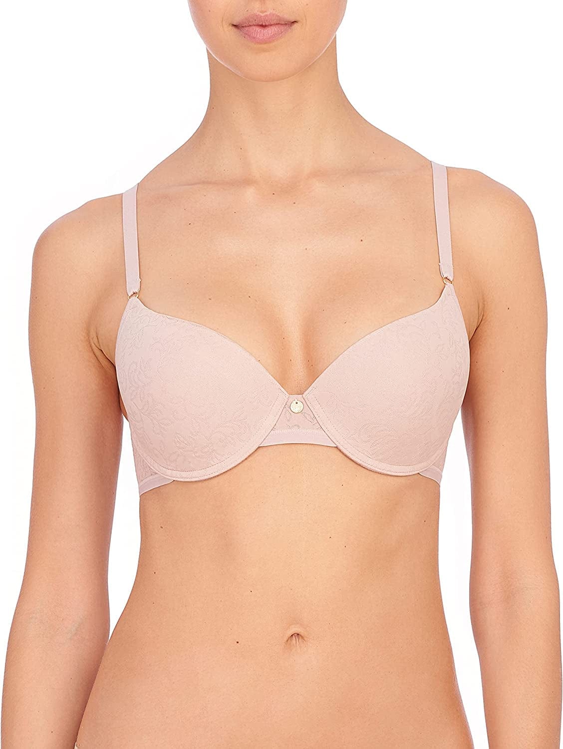 Natori Women'S Jacquard Contour Underwire Bra Honey Blush / 34DD