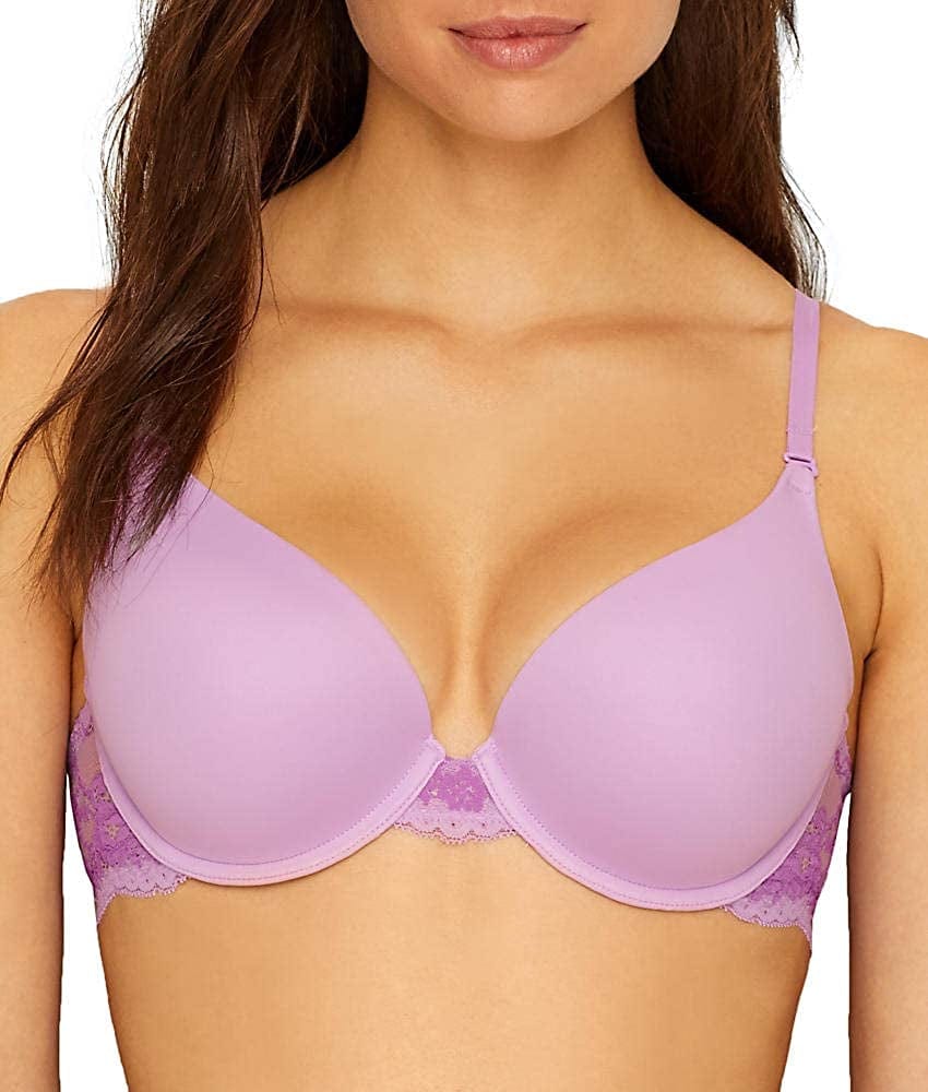 Natural Boost Demi Bra, Push-Up Lace T-Shirt Bra with Convertible Straps, Add-One-Cup-Size Push-Up T-Shirt Bra