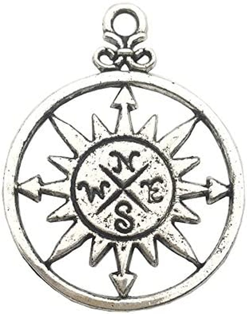 Nautical Charm Collection-50 Pcs Craft Supplies Nautical Ship Wheel Anchor Lig Charms Pendants for Crafting, Jewelry Findings Making Accessory for DIY Necklace Bracelet (M066)