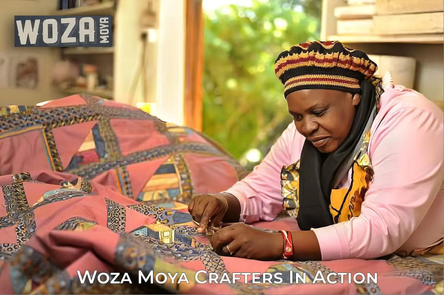 Ndlovu Zulu Necklace | by Woza Moya (Come Spirit of Change) | Handmade by the Hillcrest AIDS Centre Trust Crafters in South Africa