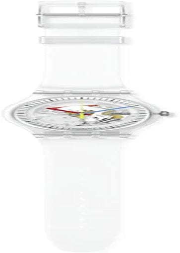 New Gent BIO-SOURCED Quartz Plastic Strap, Clear, 18 Casual Watch (Model: SO29K100) Transparent