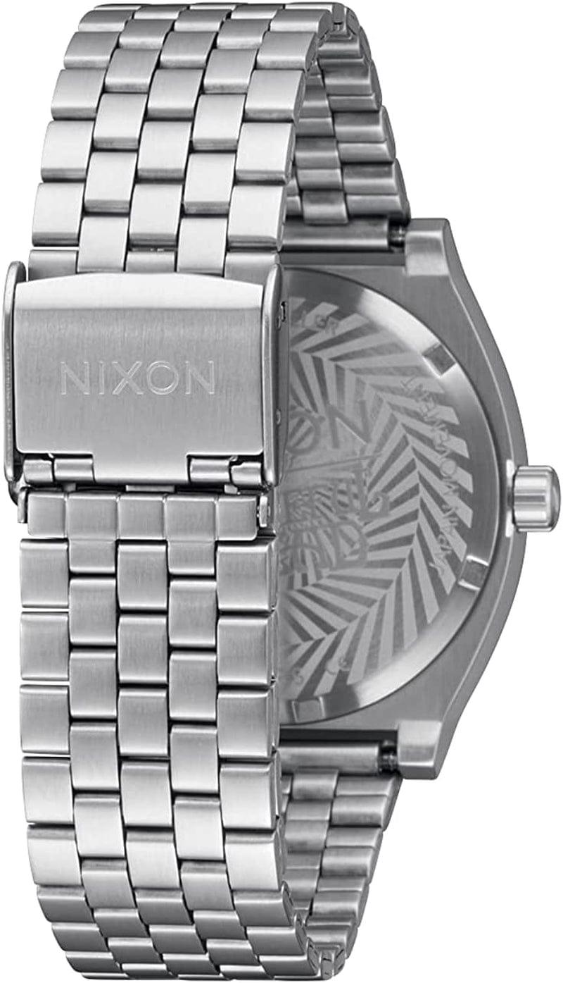 NIXON Grateful Dead Time Teller A1341-100M Water Resistant Men'S Analog Fashion Watch (37Mm Watch Face, 19.5Mm-18Mm Stainless Steel Band)