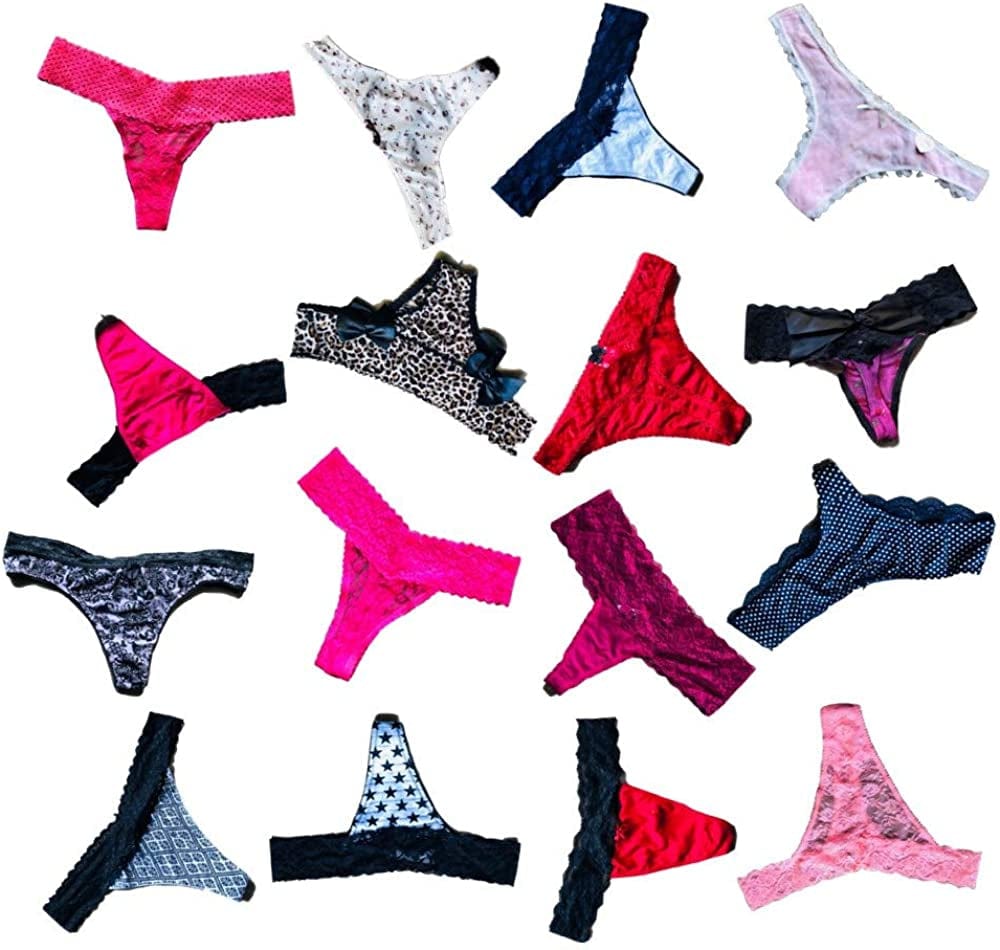 O’Kalyn Varity of Women Underwear Panties Pack Thong G-String T-Back Lacy Assortment