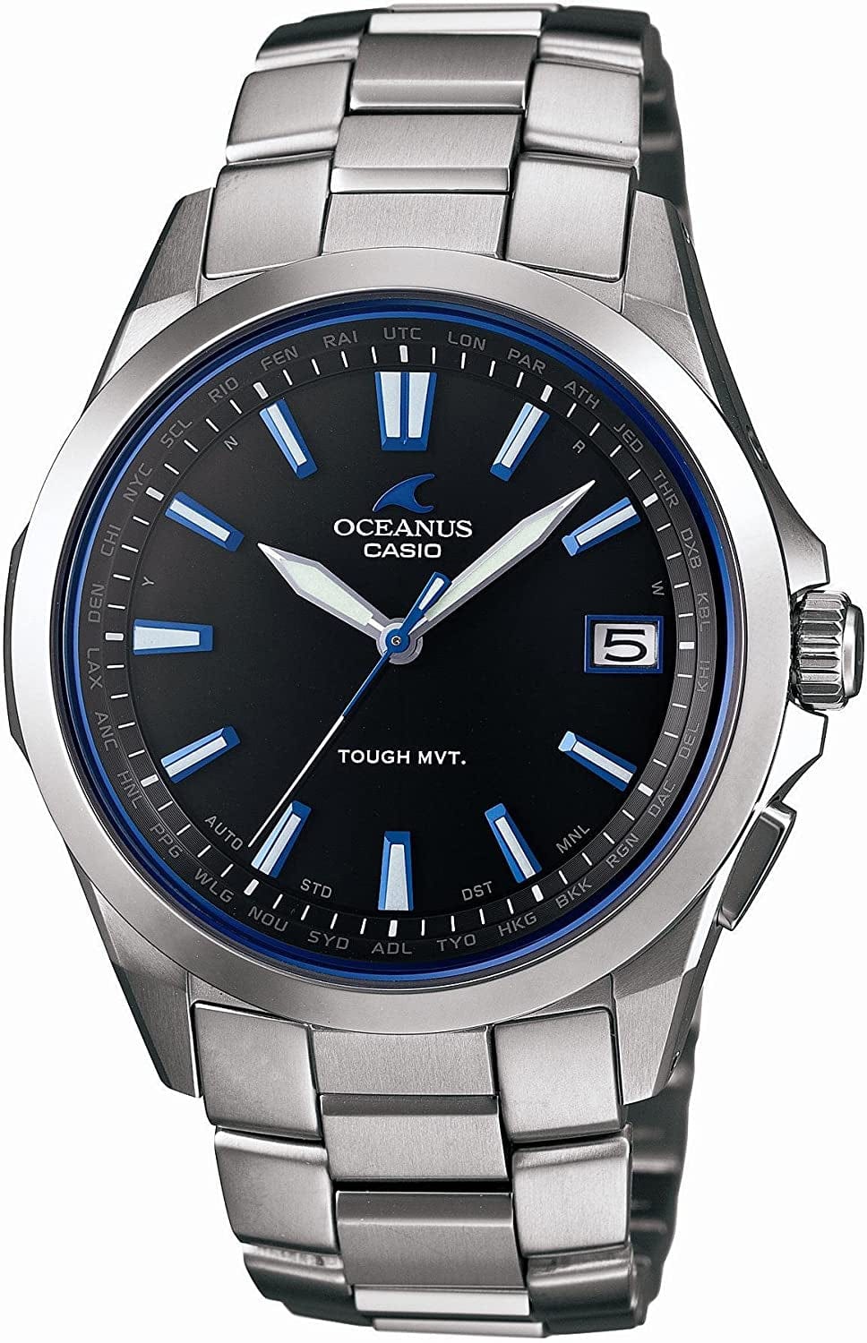 OCEANUS OCW-S100-1AJF Tough Solar Radio Men'S Watch