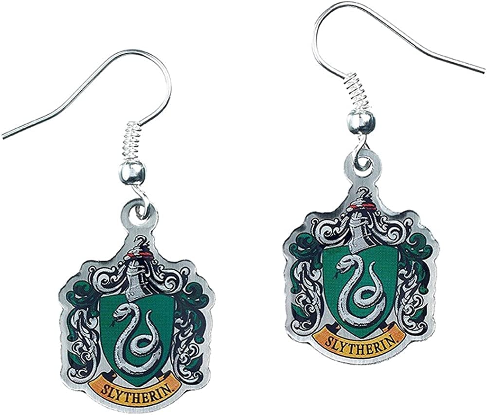 Official Licensed Jewelry Earrings Slytherin Crest