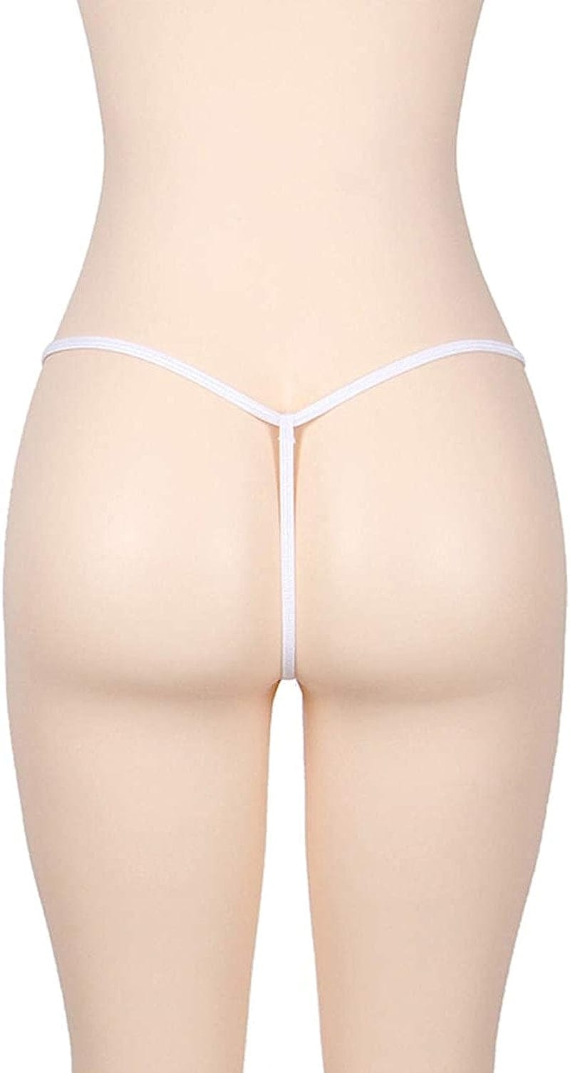 Ohyeahgirl G String Thongs for Women Sheer Floral Lace plus Size Panties Sexy Low Rise Micro T-Back Underwear