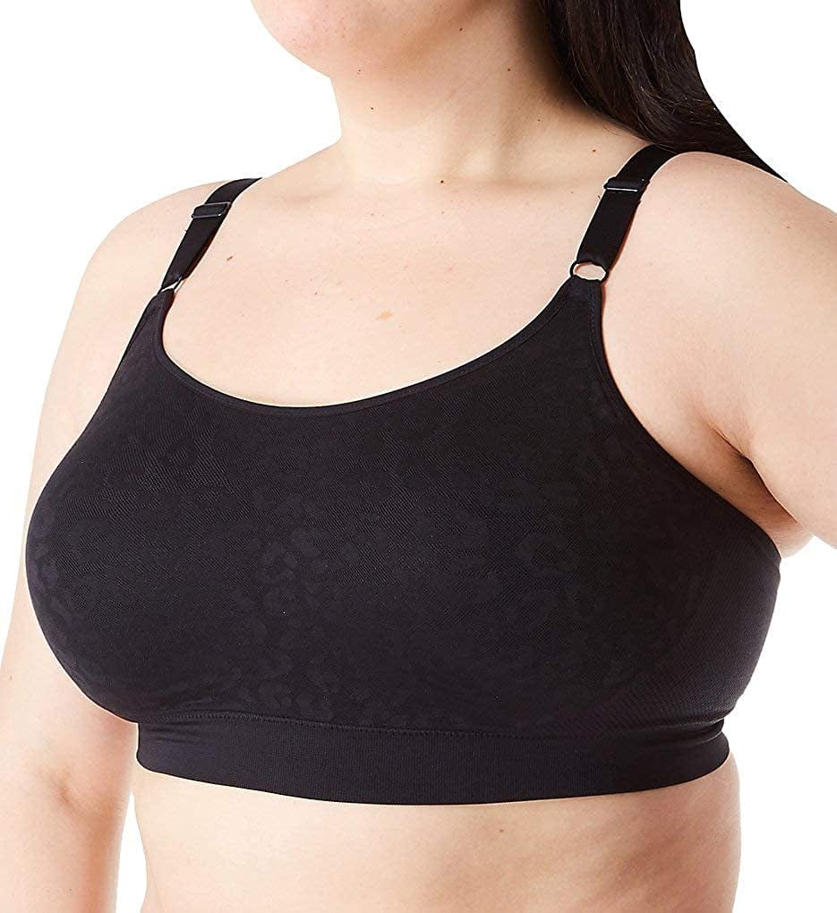 Olga Women'S Easy Does It Wire-Free Contour Bra Rich Black / Medium