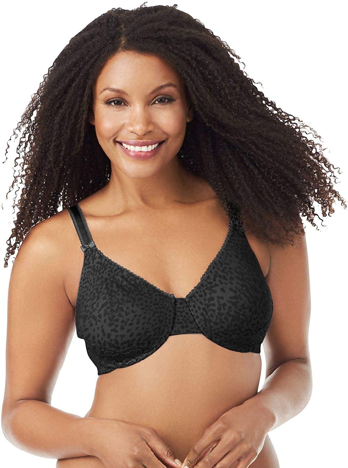 Olga Women'S Full Coverage Digital Animal Rich Black / 40C