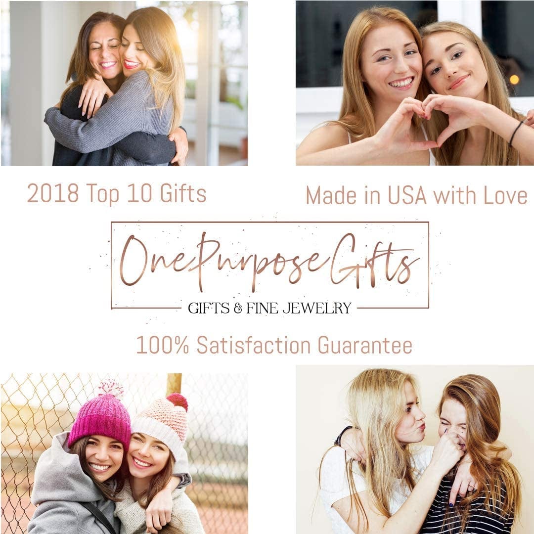 Onepurposegifts Sister in Law Gifts, Sisters in Law Gift Necklace, Sister in Law Birthday Gift, Sister in Law Jewelry