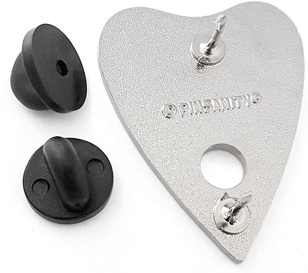 Ouija Planchette Enamel Lapel Pin